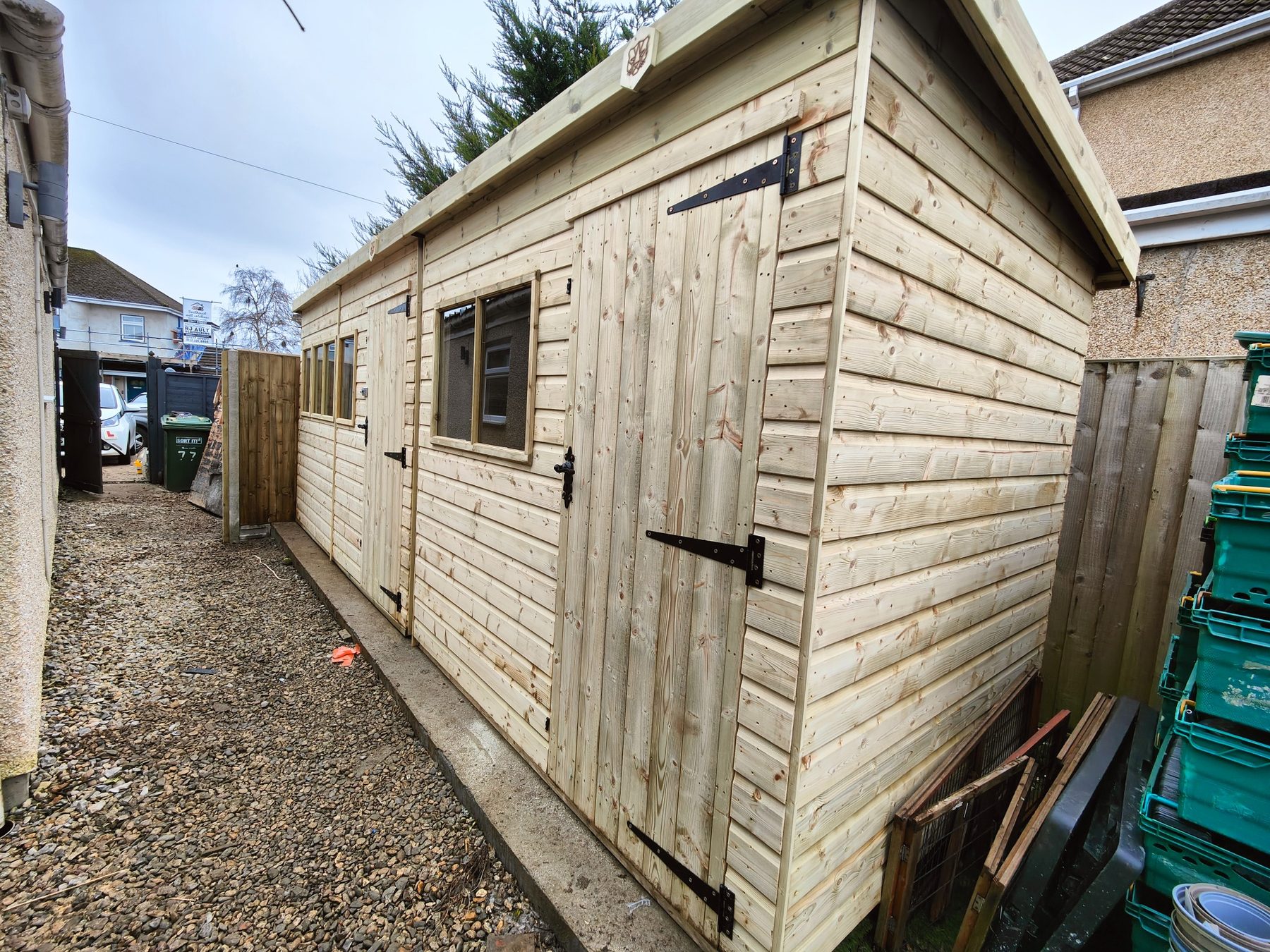 Timber workshop build
